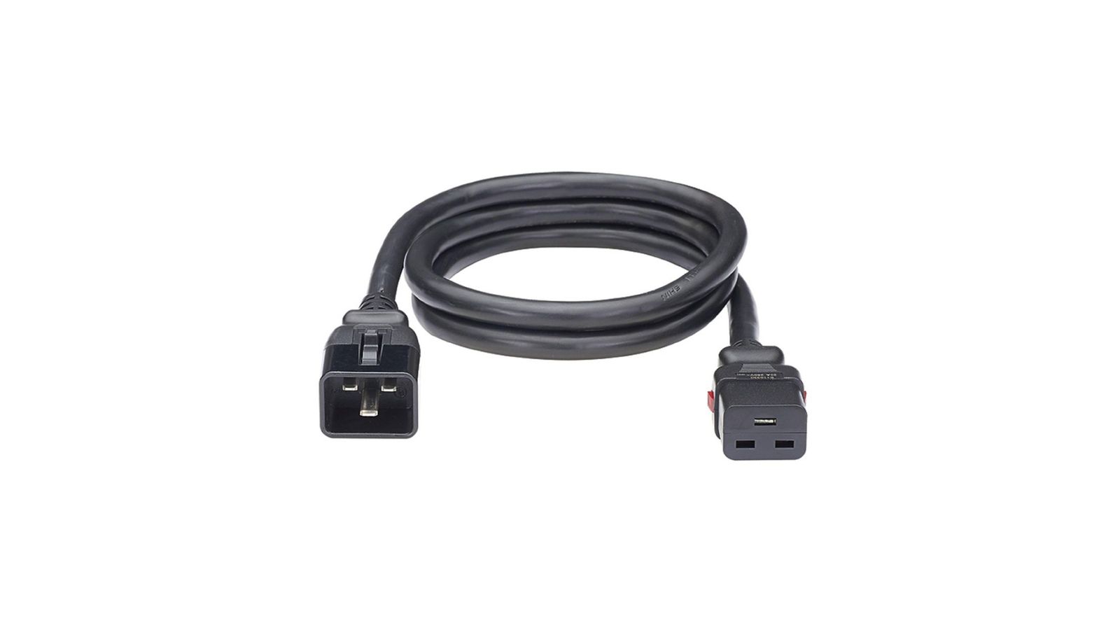 Power Cord IEC C20/IEC C19 (0.6m) (10 pz.) NERO