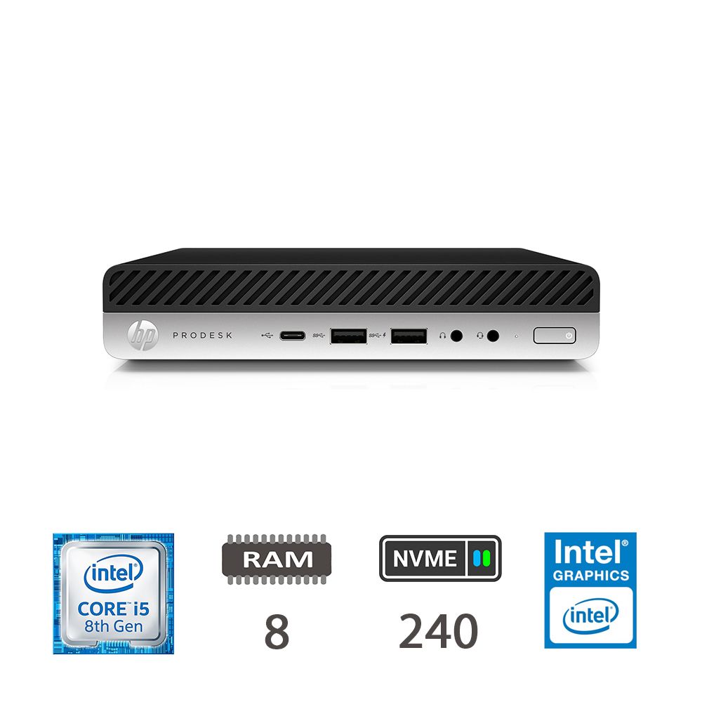 HP REGLOO 600 G4 DM I5-8500T/8/NVME240/W10P/2Y