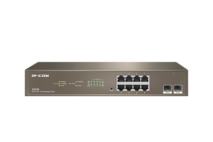 SWITCH MANAGED L2, 8 PORT G + 2 SFP 1G, PROFI