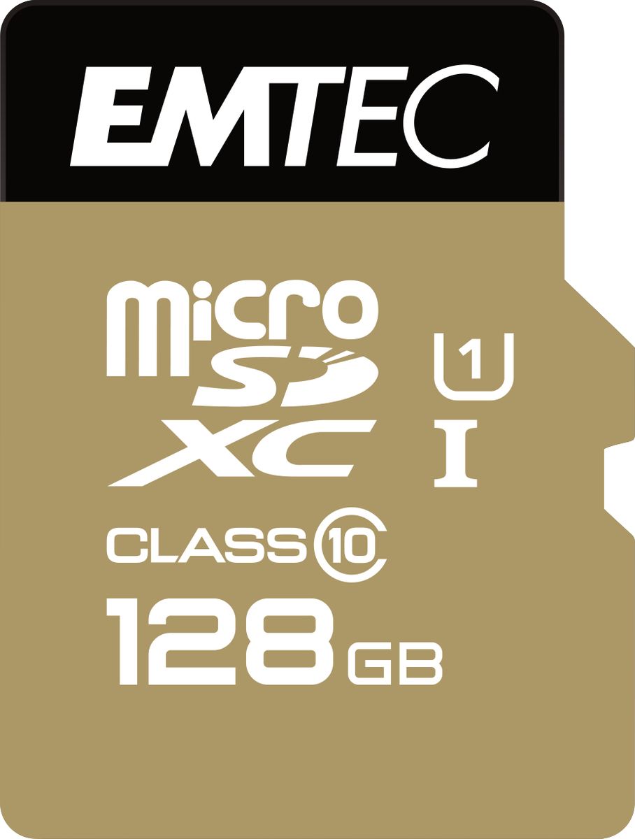EMTEC MICROSDXC 128GB UHS1 U1 ELITEGOLD CL10