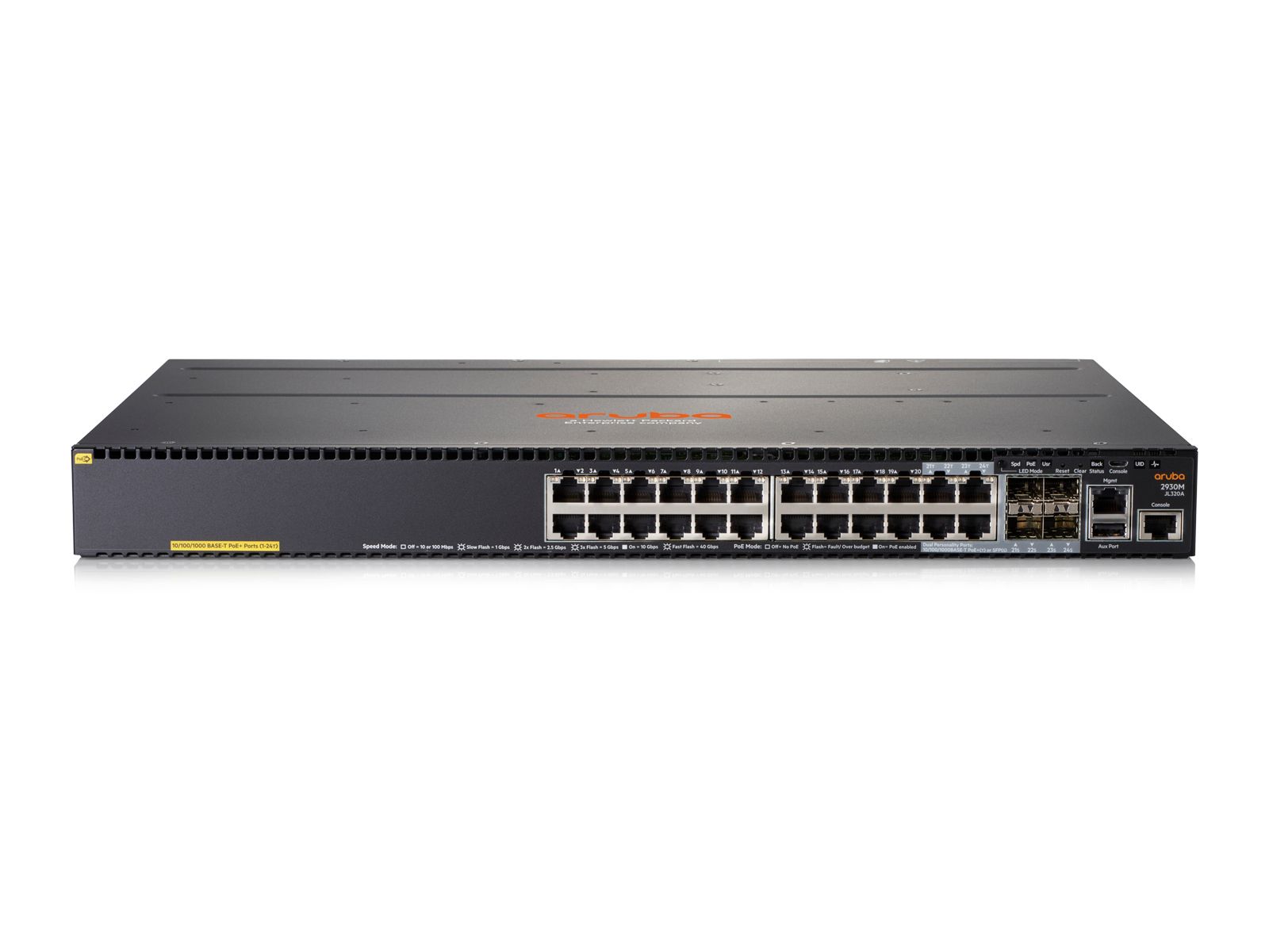 ARUBA 2930M 24G POE+ WITH 1-SLOT SWITCH