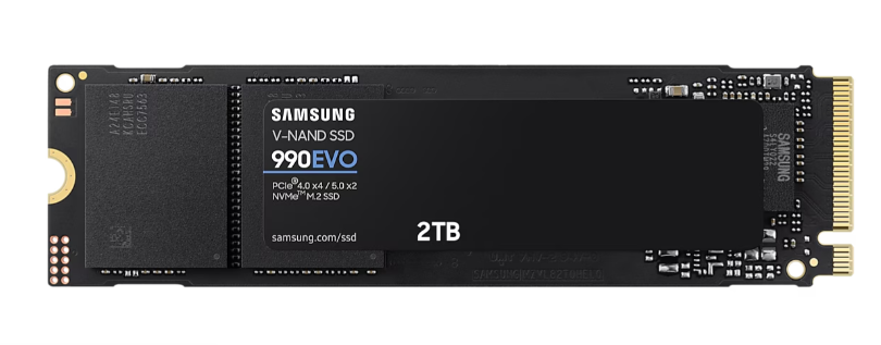 SAMSUNG SSD 990 EVO 2TB M.2 PCIE 4.0/5.0 NVME 2.0