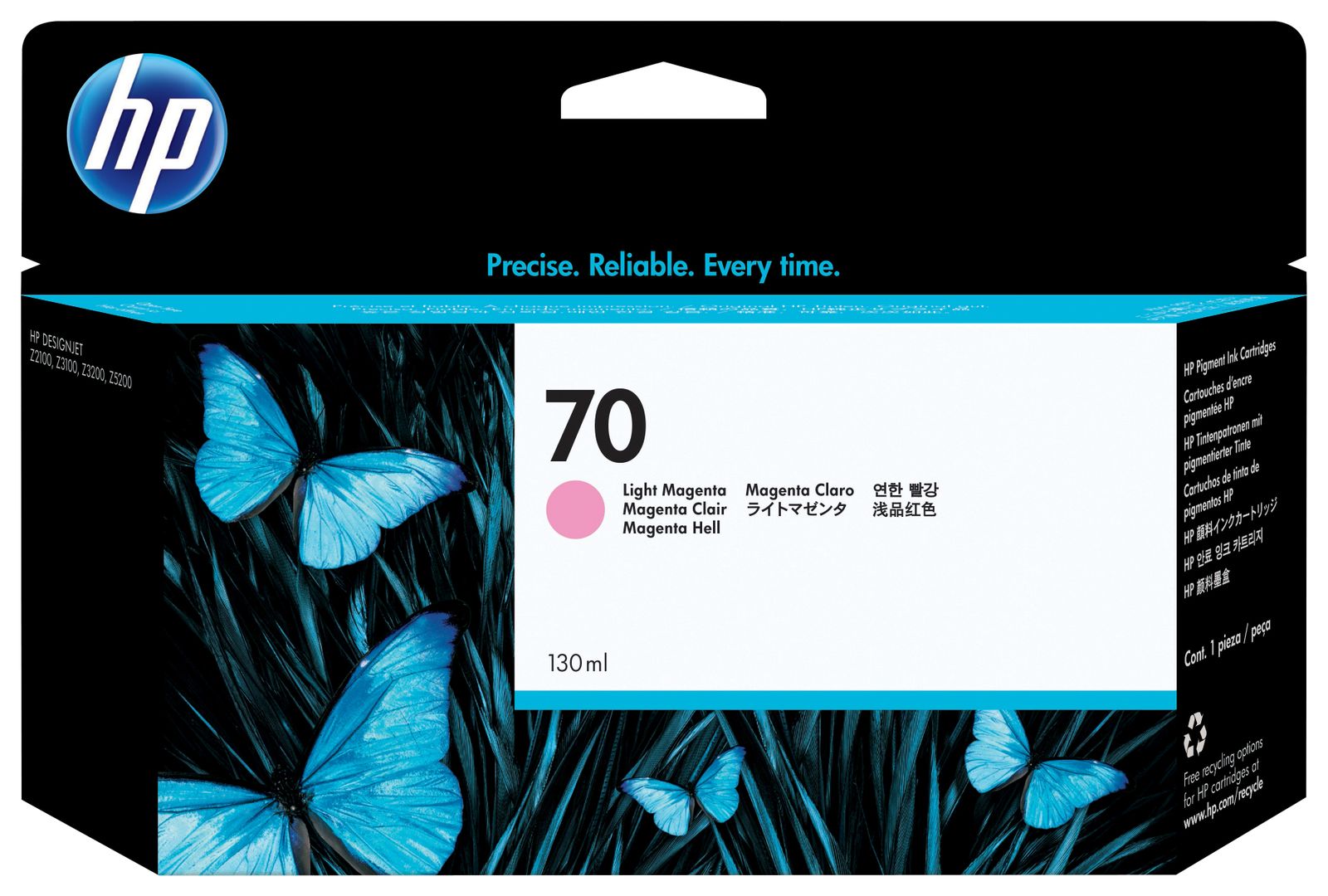 HP 70 130ML LIGHT MAGENTA INK CARTRIDGE
