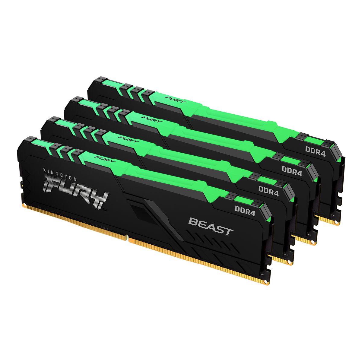 128GB 3000MHZ DDR4 CL16 DIMM 4X32GB FURY BEAST RGB