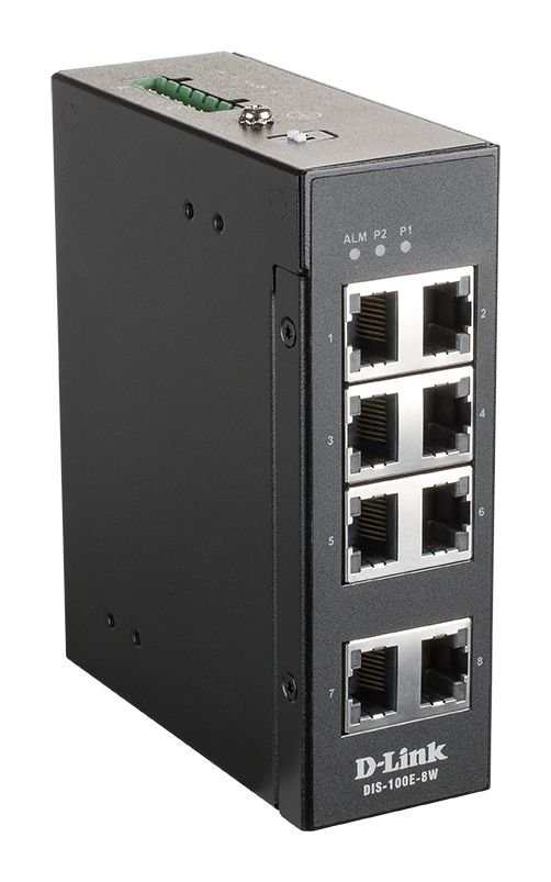 8 PORT UNMANAGED SWITCH WITH 8 X 10/100
