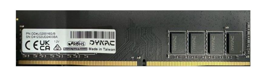 DYNAC DRAM 16GB DDR4 UDIMM 3200MHZ 22-22-22 1.2V