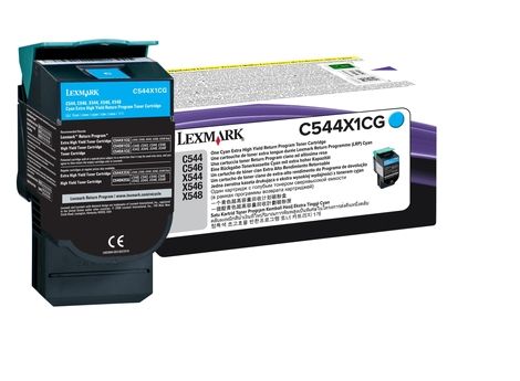 TONER LEXMARK CIANO PER C544 X544 4K