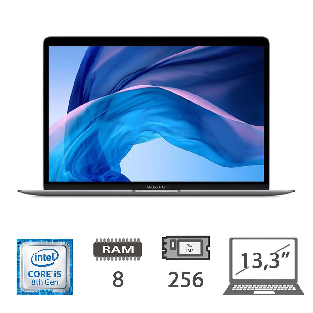 MBA 13,3(2018) I5-8210Y/8/256/UHD617/SG/2Y