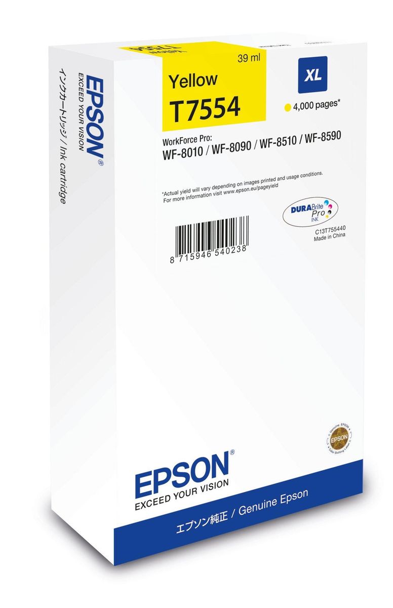 INK CARTRIDGE XL YELLOW