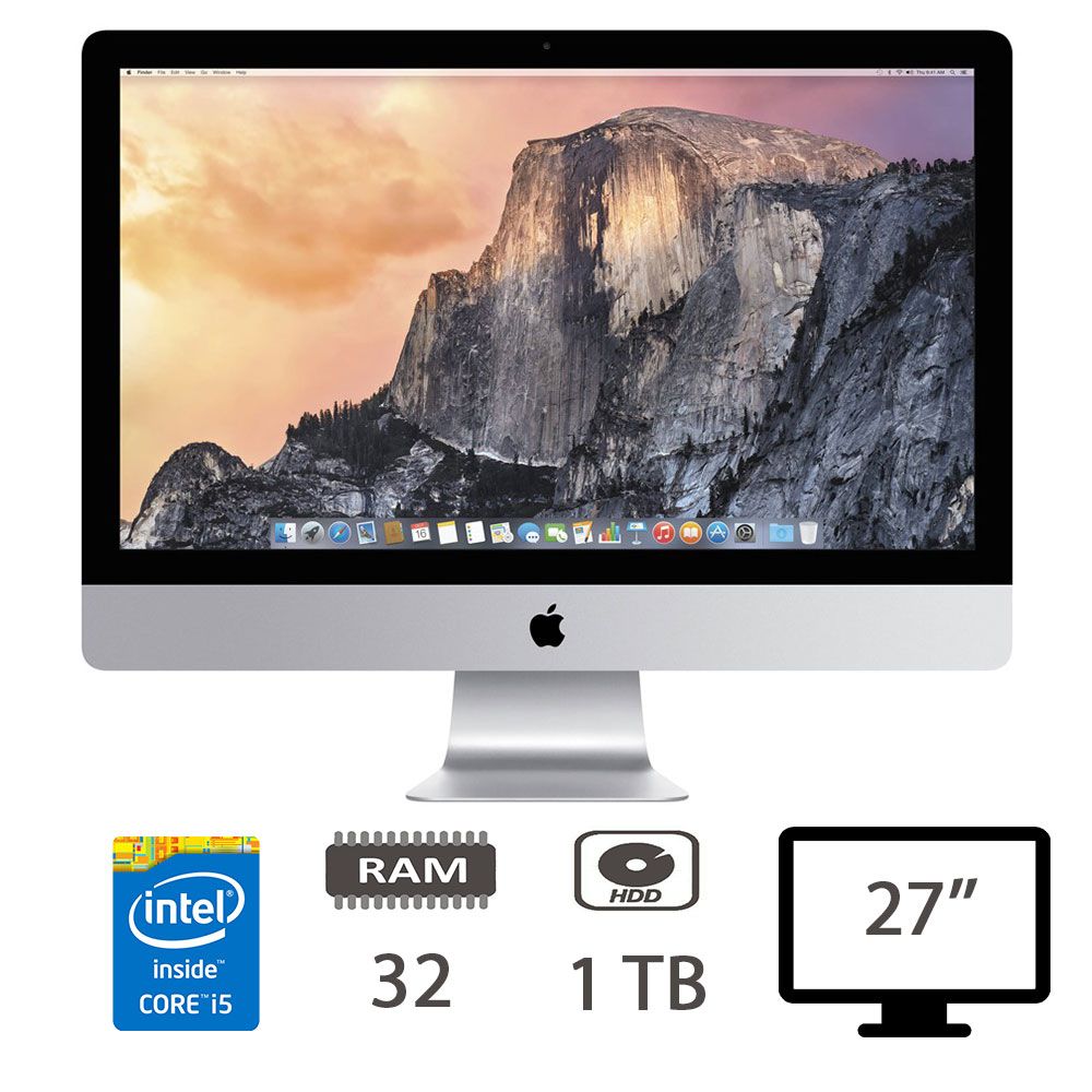 IMAC 27 5K (M15)I5-4590/32/HDD1TB/R9M290/2Y