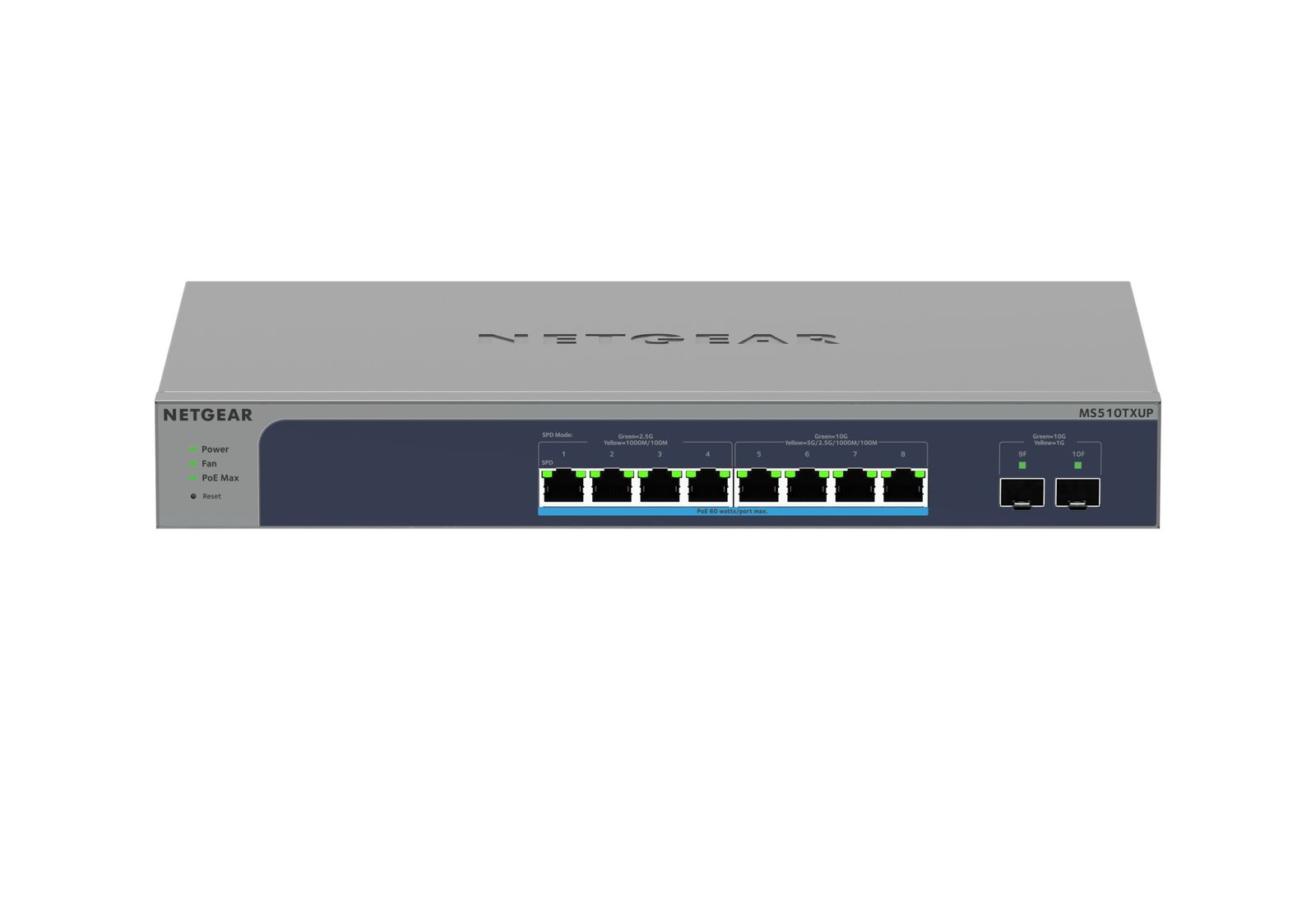 POE++ SWITCH SMART 8P MULTI-GIGABIT/10G ETHER