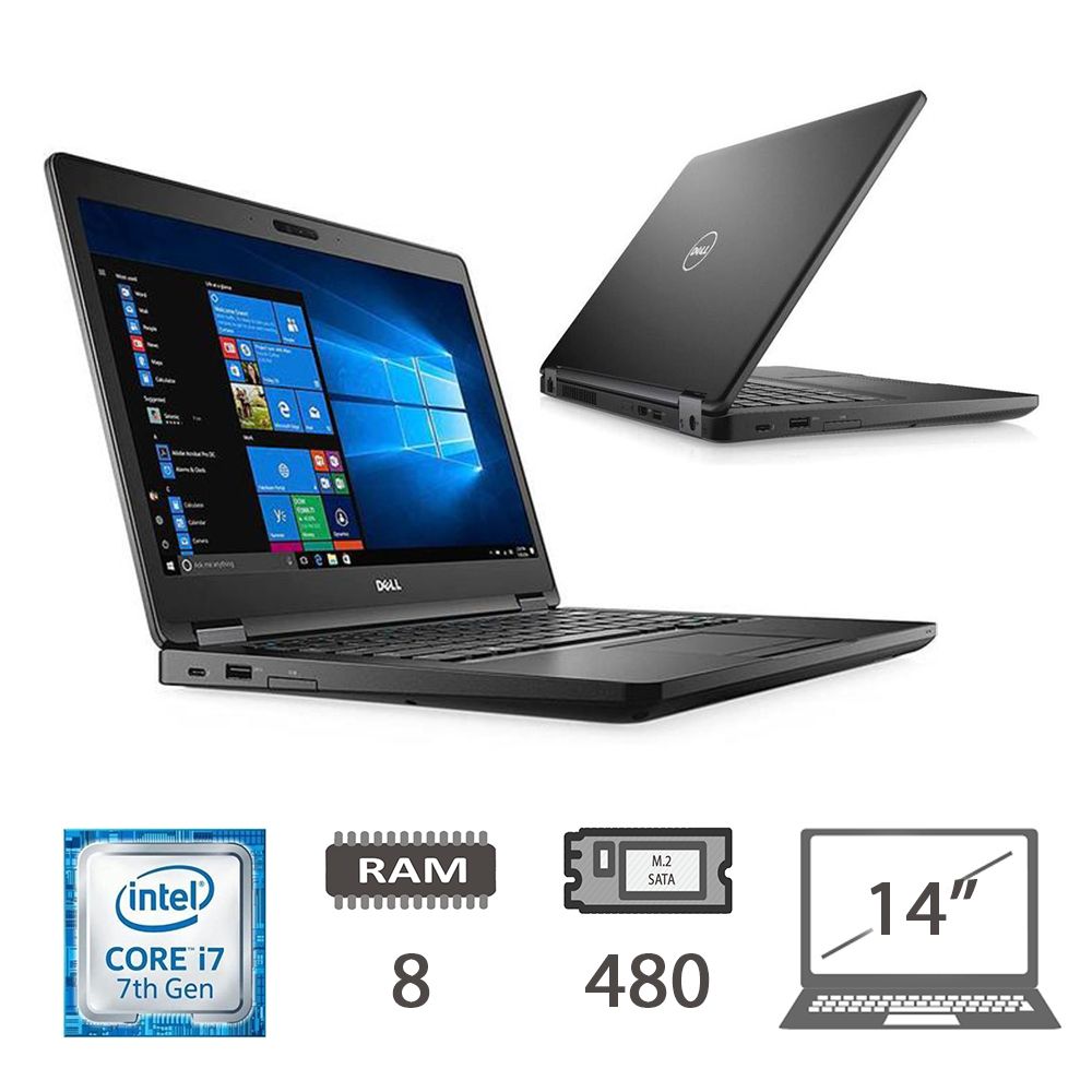 DELL LATITUDE 5480 - I7-7600U/8/512M2/14/W10P/2Y