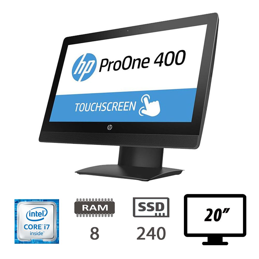 HP 400 G3 AIO TS - I7-6700T/8/SSD240/20/W10P/2Y