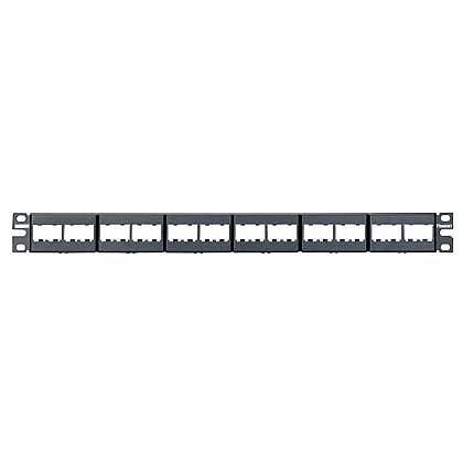 Patch-Panel Vuoto 24 porte moduli MiniCom UTP 1U