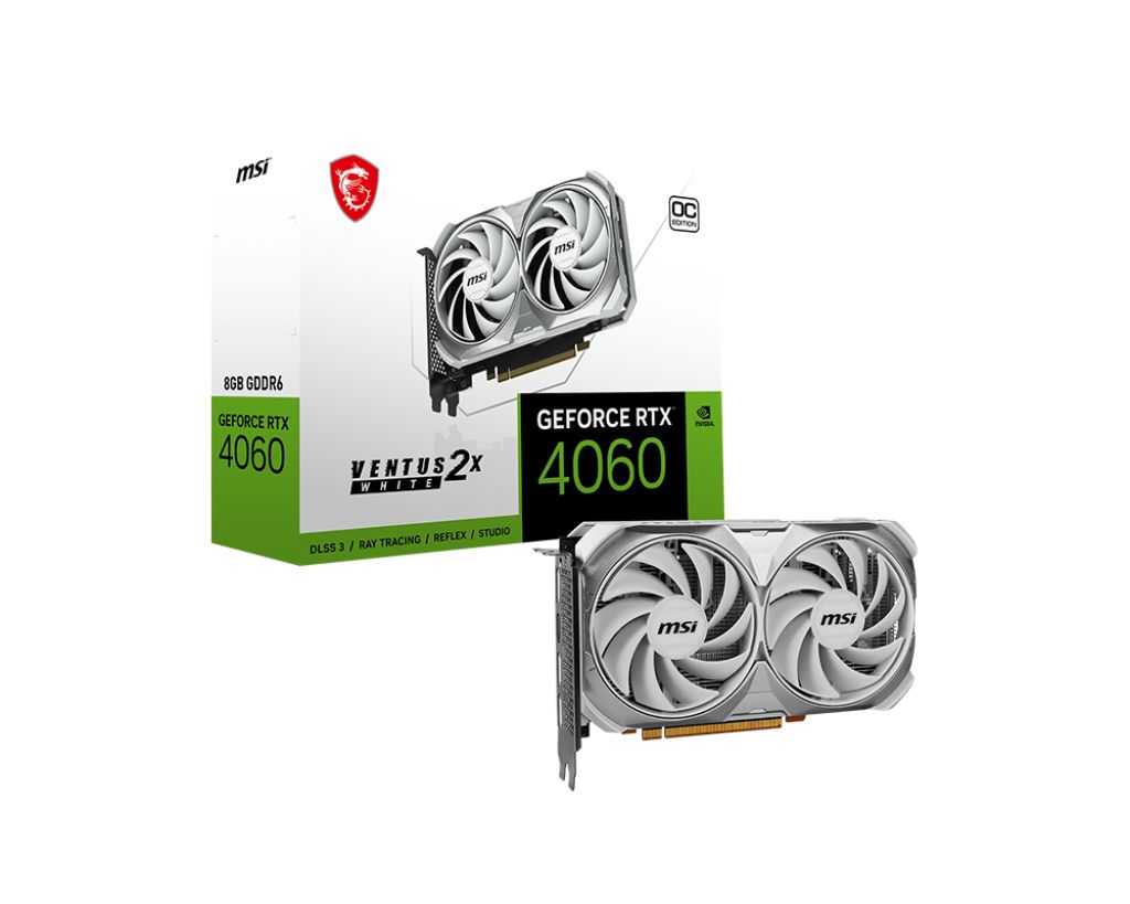 GEFORCE RTX 4060 VENTUS 2X WHITE 8G OC