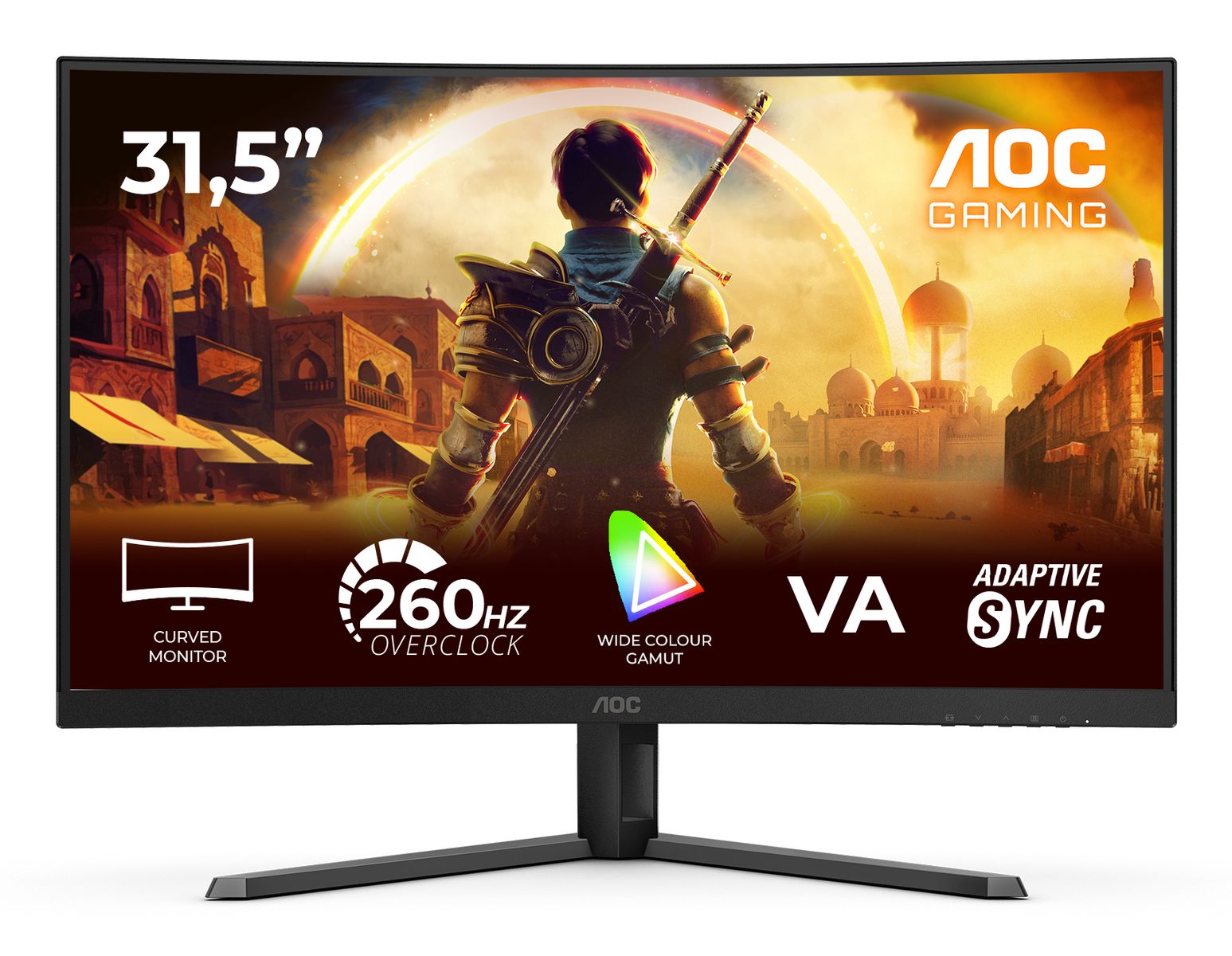 31,5 CURVO 16:9 VA WLED 1920X1080 260HZ