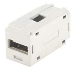 Mini-Com USB 2.0 Female A/Female A Coupler White