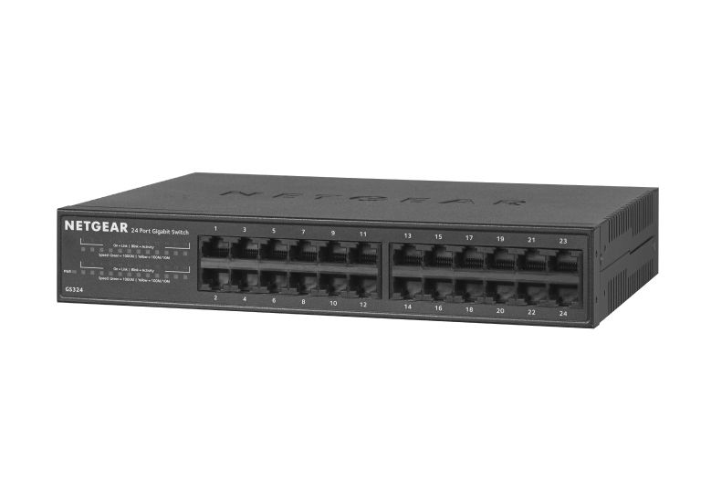 NETGEAR GIGABIT ETHERNET SWITCH UNMANAGED A 24 P