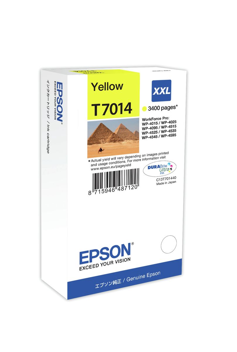 INK CARTRIDGE XXL YELLOW 3.4K