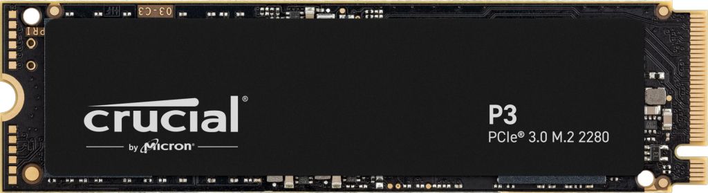 CRUCIAL P3 500GB PCIE M.2 2280 SSD
