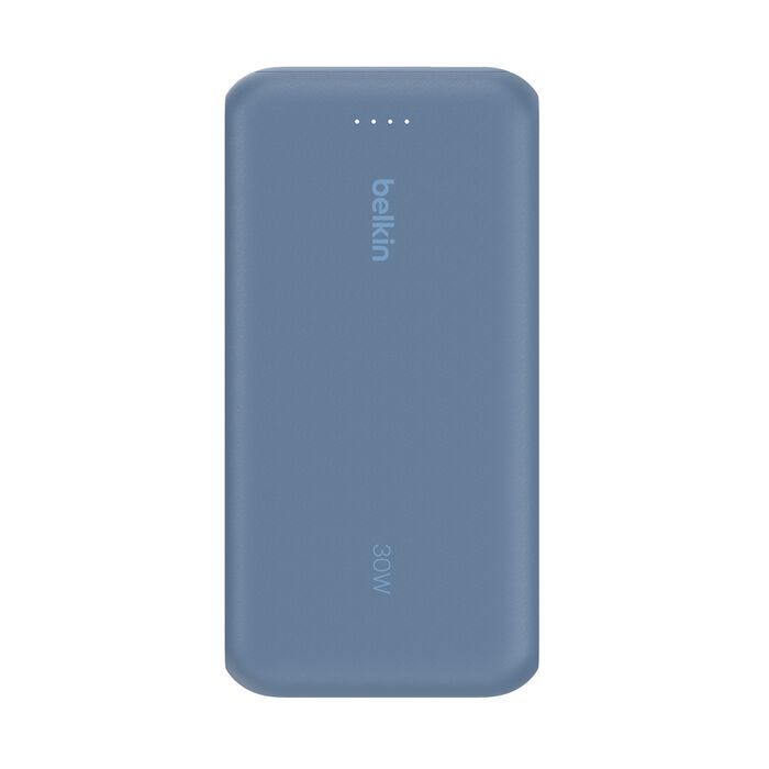 20K PD30W INTEGRATED USB-C CABLE POWER BANK, BLUE