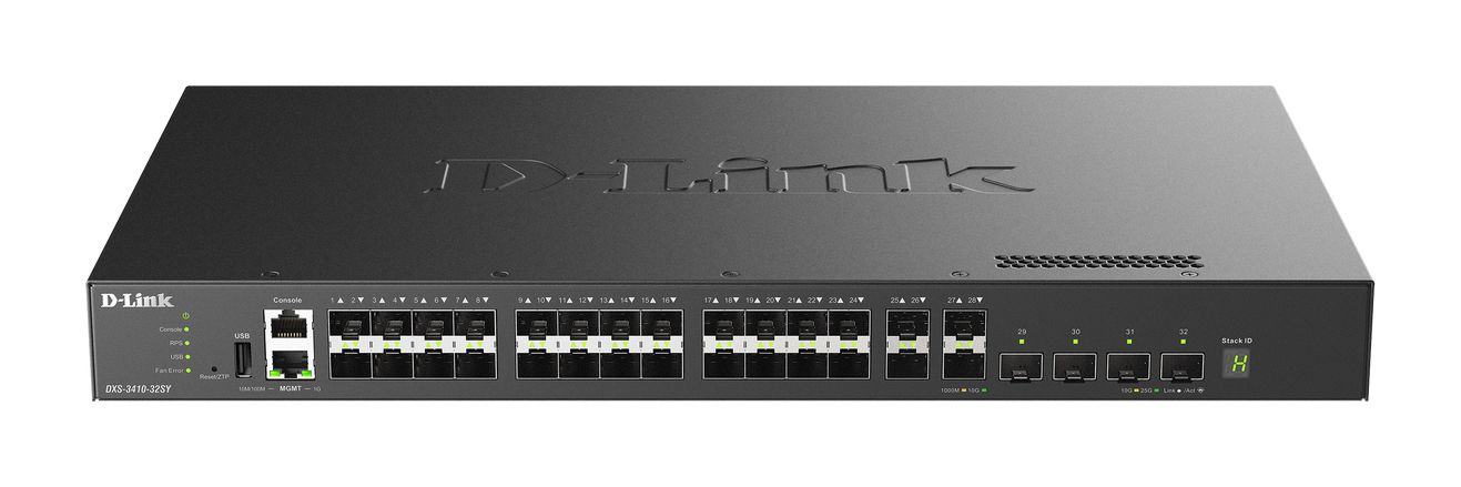 10G LAYER 3 STACKABLE MANAGED SWITCHES 28*10G SFP