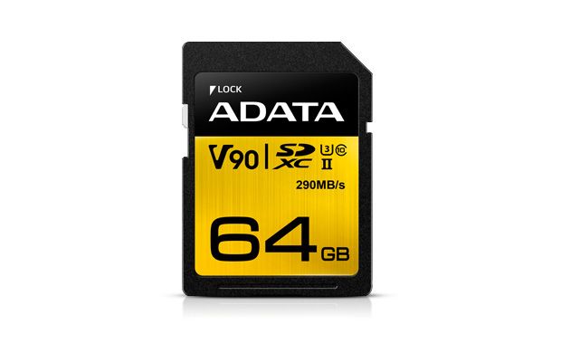 ADATA SD 64GB UHS-II U3 C10 V90 290-260MB/S