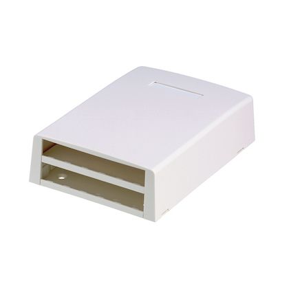 Surface Mount Box 12 Port MiniCom White