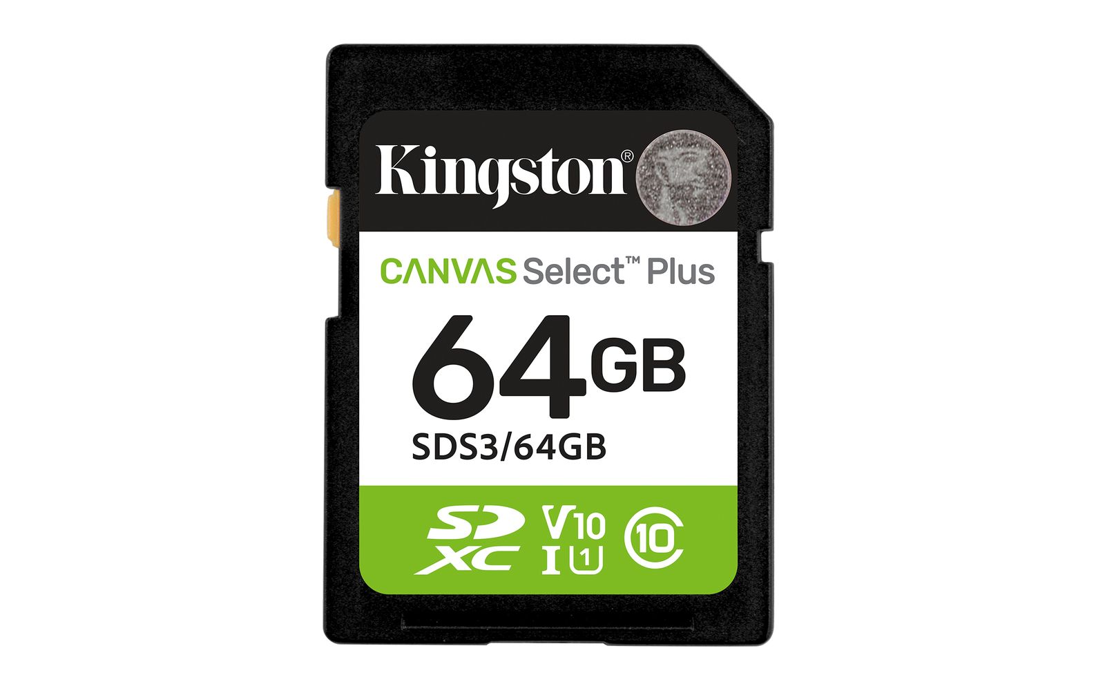 KINGSTON CANVAS SELECT PLUS SDXC 64GB 100MB/S
