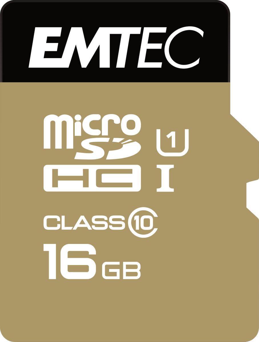 EMTEC MICRO SD CON ADATTATORE 16GB UHS1 U1 C10