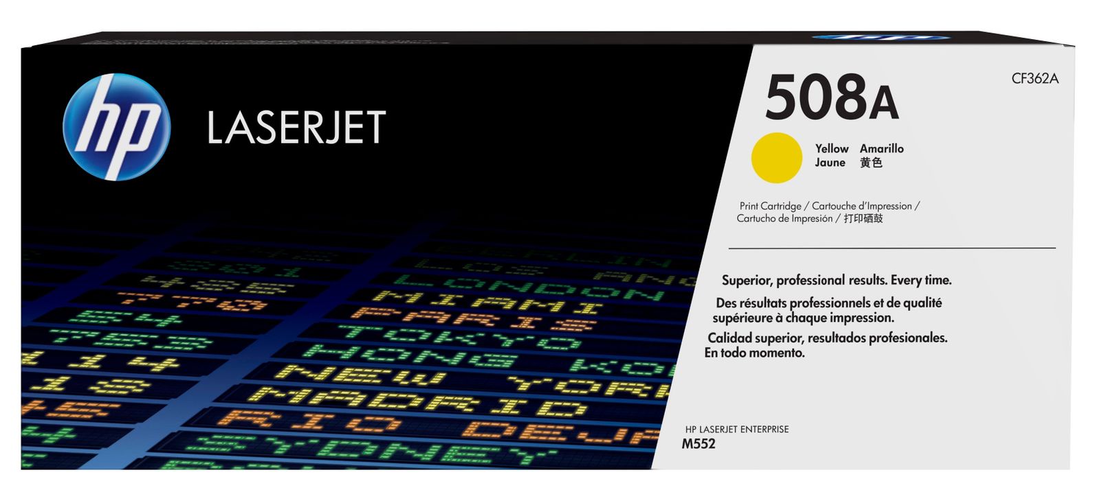 HP 508A YELLOW LASERJET TONER CARTRIDGE