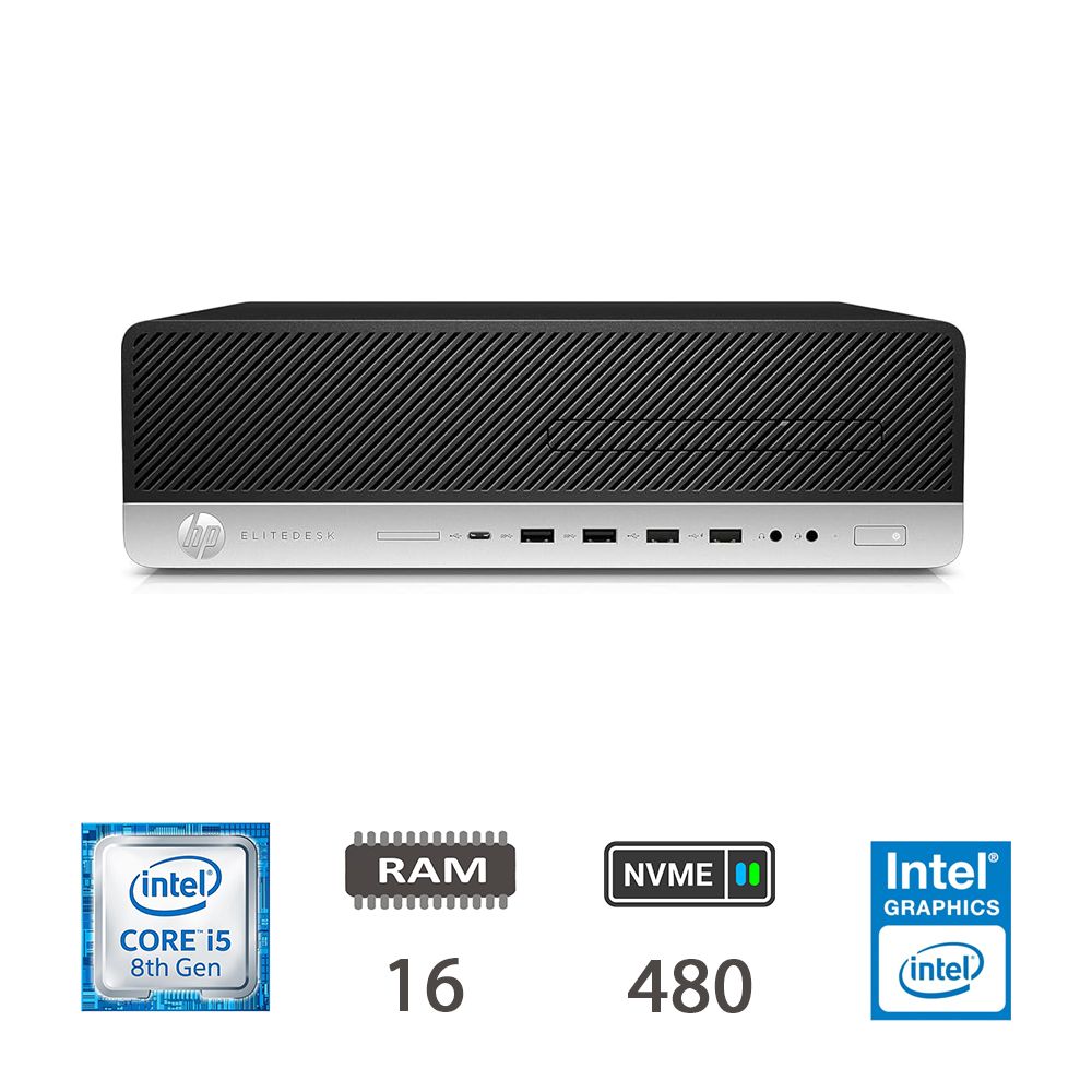 HP 800 G4 SFF - I5-8400/16/NVME480/W11P/2Y