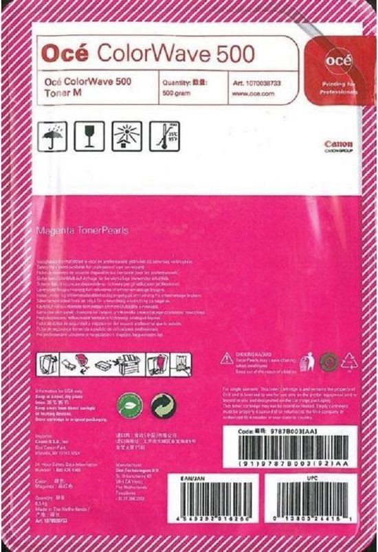 TONER PEARLS MAGENTA COLOR WAVE 500 OCE CANON