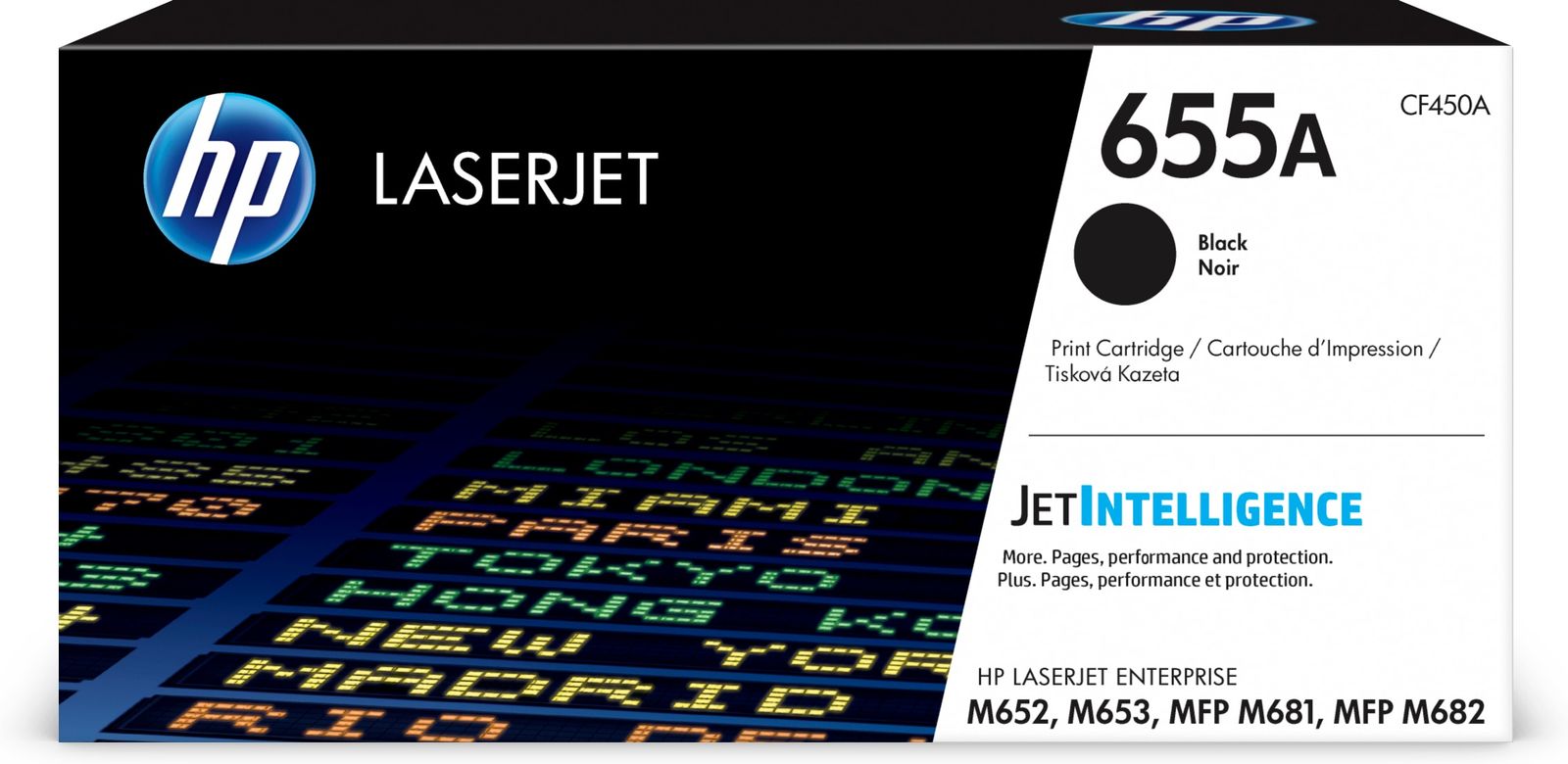 HP 655A BLACK LASERJET TONER CARTRIDGE