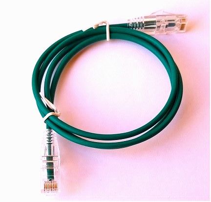 Patch cord Cat.6 UTP 28AWG LSZH Verde mt.3