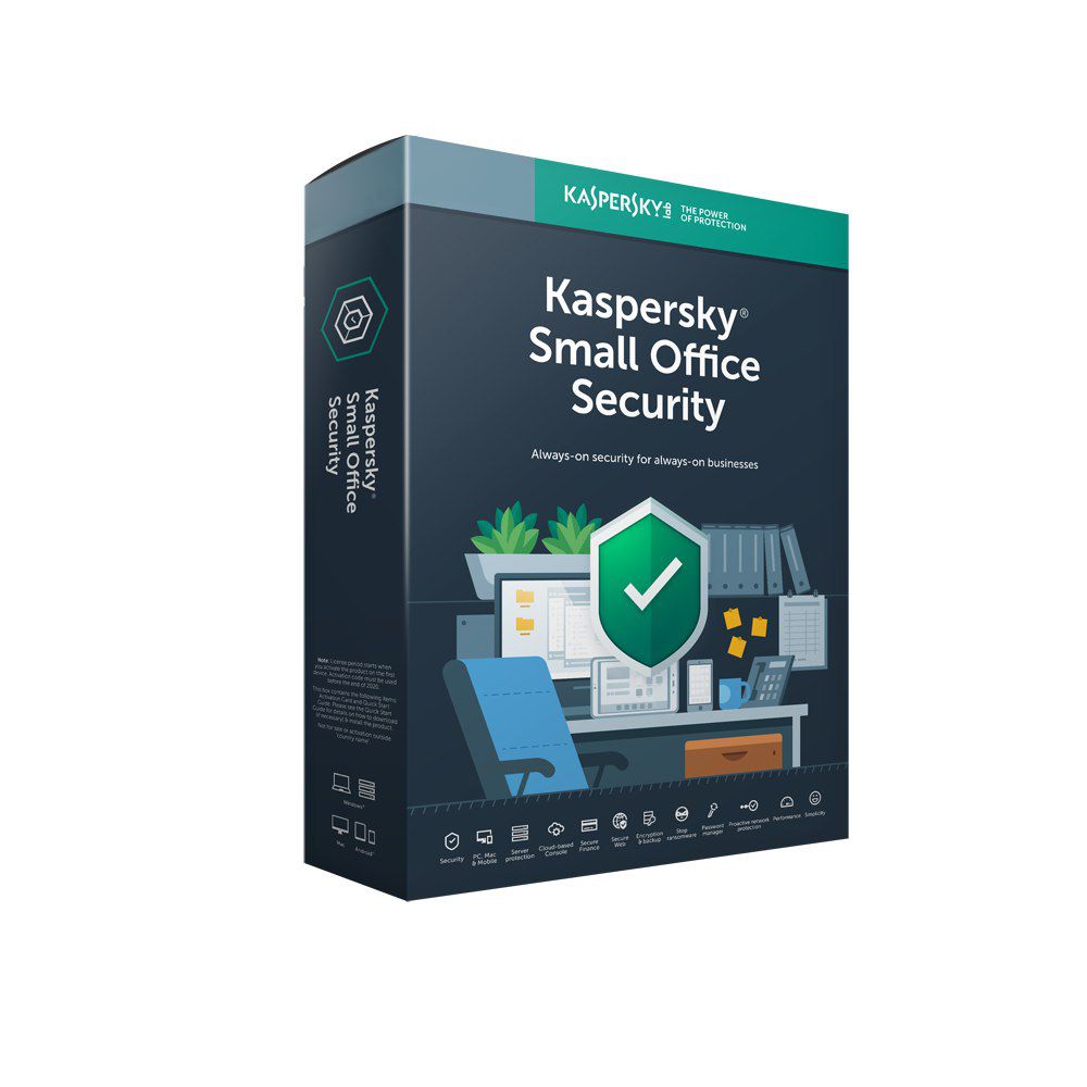 KASPERSKY SMALL OFFICE SECURITY 8 5DEV 1FS 1 YEAR