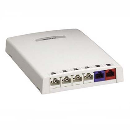 SURFACE MOUNT BOX 6 PORT MINICOM OFF WHITE