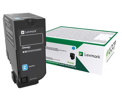 TONER CS/X827 RETURN CYAN (15K )