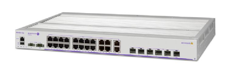 HARDENED GIGE FAN-LESS 1RU SWITCH. 22X10/100/1000B