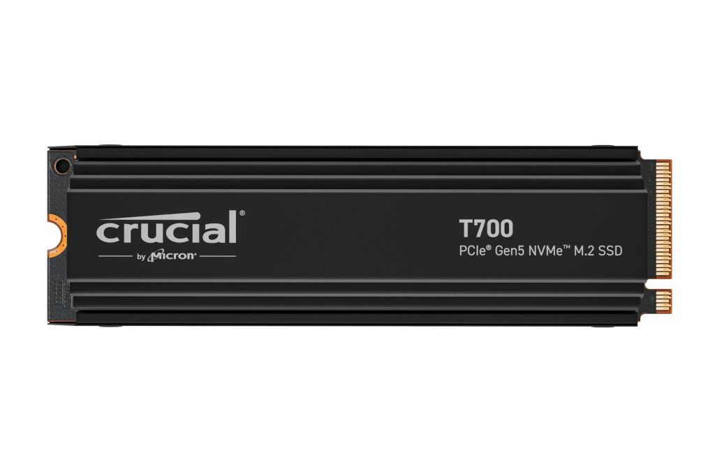 CRUCIAL T700 1TB PCIE GEN5 NVME M.2 SSD W/HEATSINK