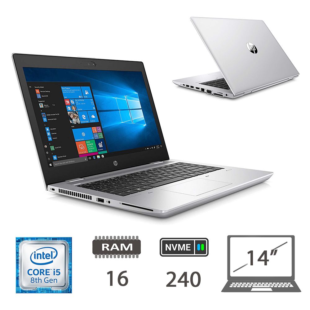 HP 640 G4 I5-8350U/16/NVME240/W11P/14/2Y