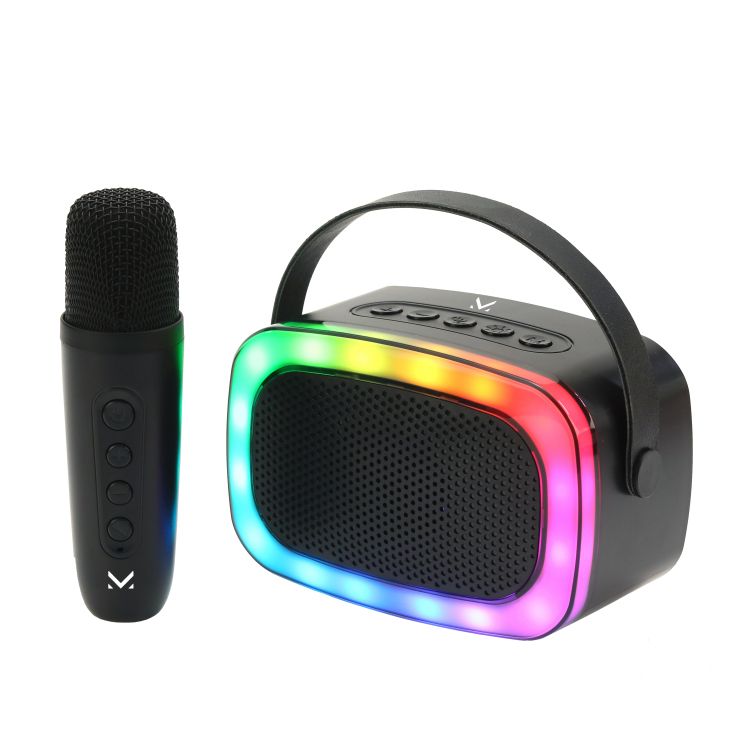 SPEAKER PORTATILE CON MICROFONO KARAOKE