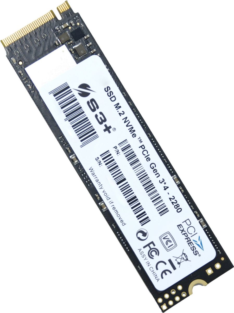 480GB S3+ SSD M.2 NVME PCIE GEN 3