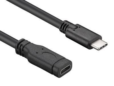 PROLUNGA USB-C 3.1 GEN1. CONNETTORI USB-CM-F 1M
