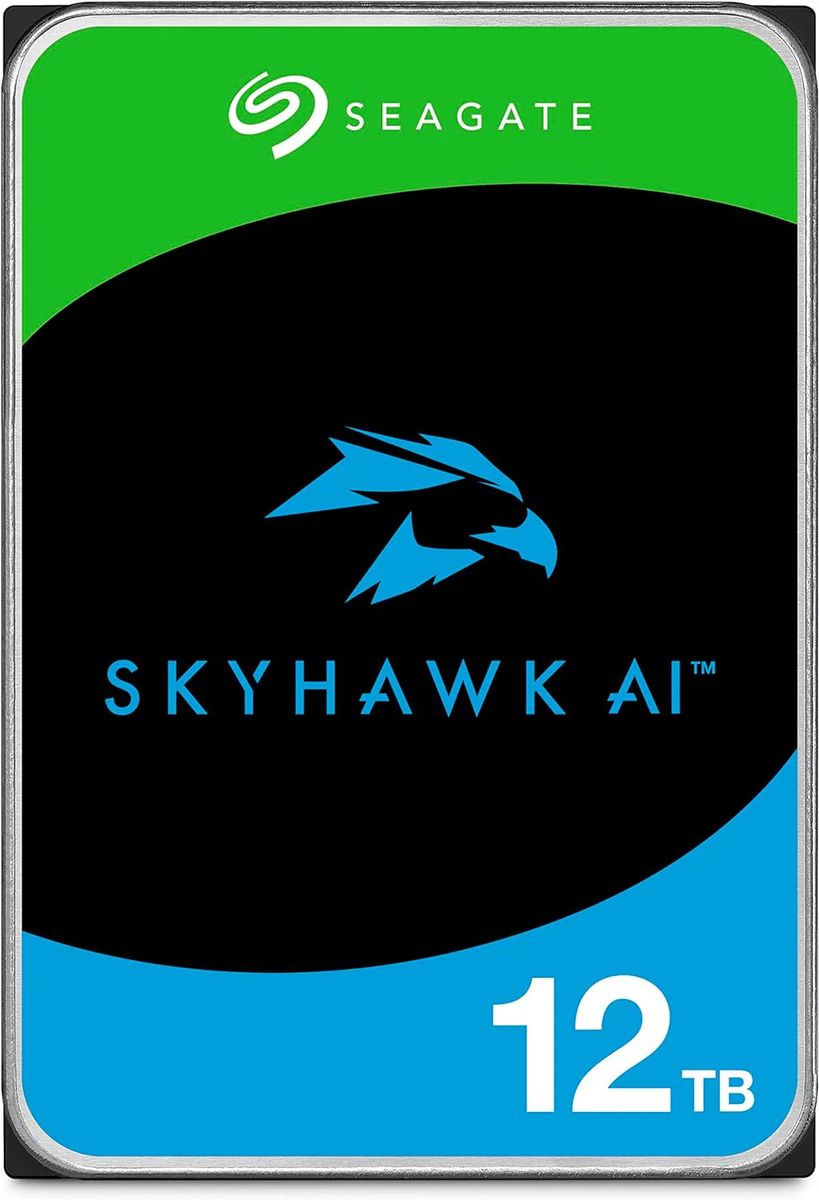 12TB SEAGATE HDD SURVEILLANCE SKYHAWK AI SATA 3,5