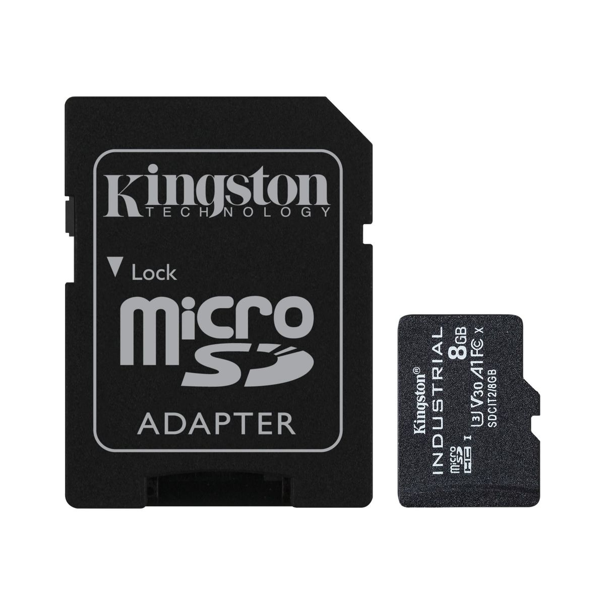 8GB MICROSDHC INDUSTRIAL C10 A1 PSLC + SD ADAPTER