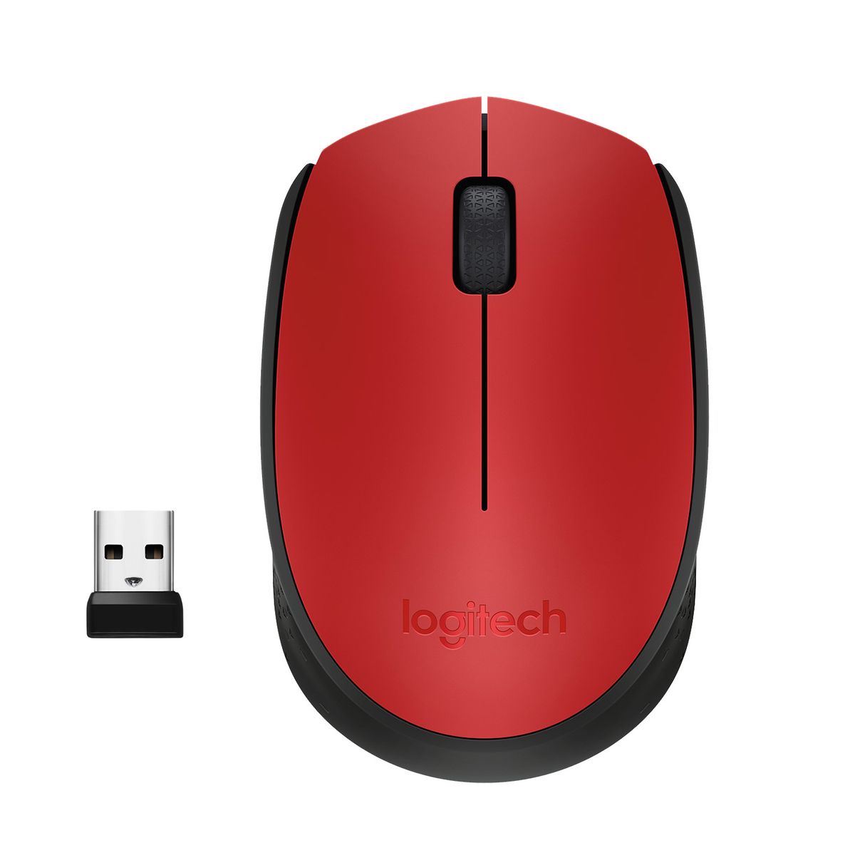 M171 WIRELESS MOUSE - RED-K - 2.4GHZ - CLAMSHELL