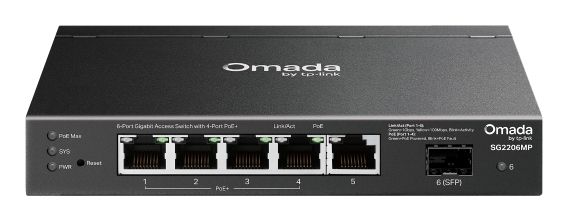 OMADA ACCESS 6-PORT GIGABIT SWITCH WITH 4-PORT POE