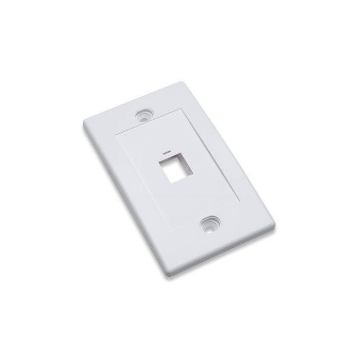 Placca autoportante 1 posto Keystone 503 Bianco