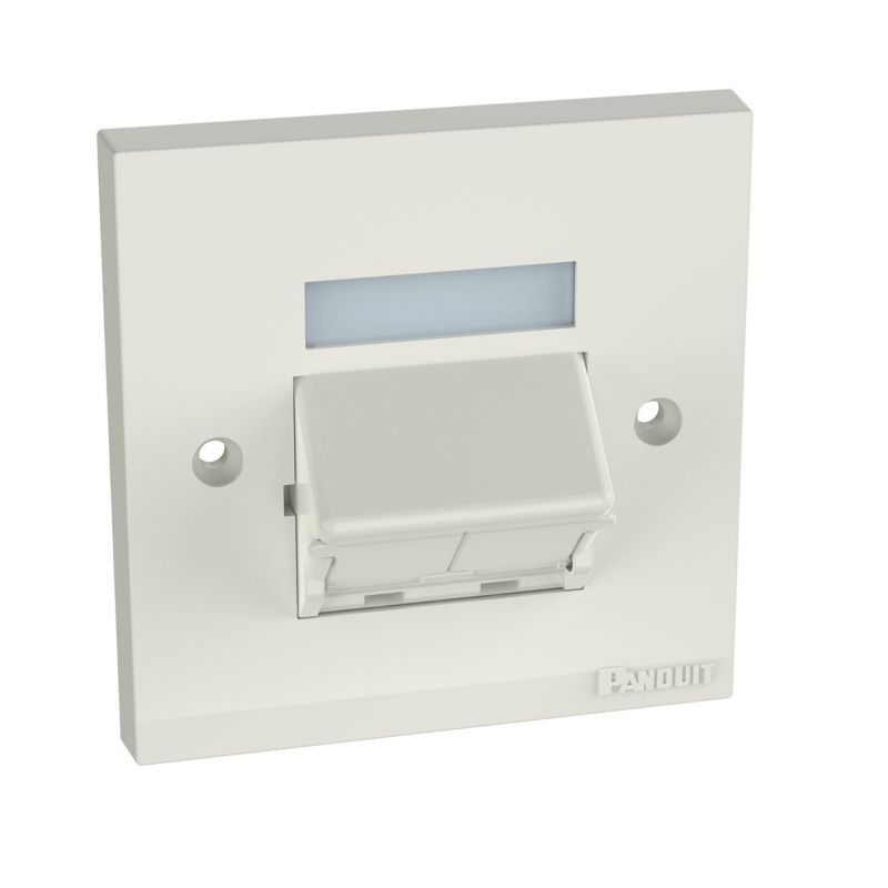 Faceplate 86mmX86mm Accepts 2 Module MiniCom White